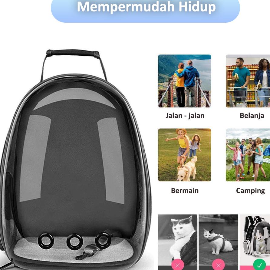 Tas Kucing Astronot - Tas Kucing Ransel Jumbo Tas Astronot Kucing - Ransel Kucing Transparan Tas Ast