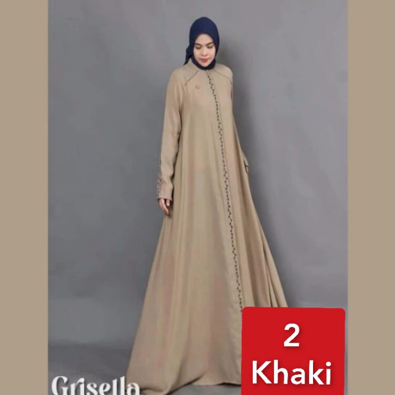GAMIS GRISELLA DRESS BY MAREVI Size Standart dan Jumbo