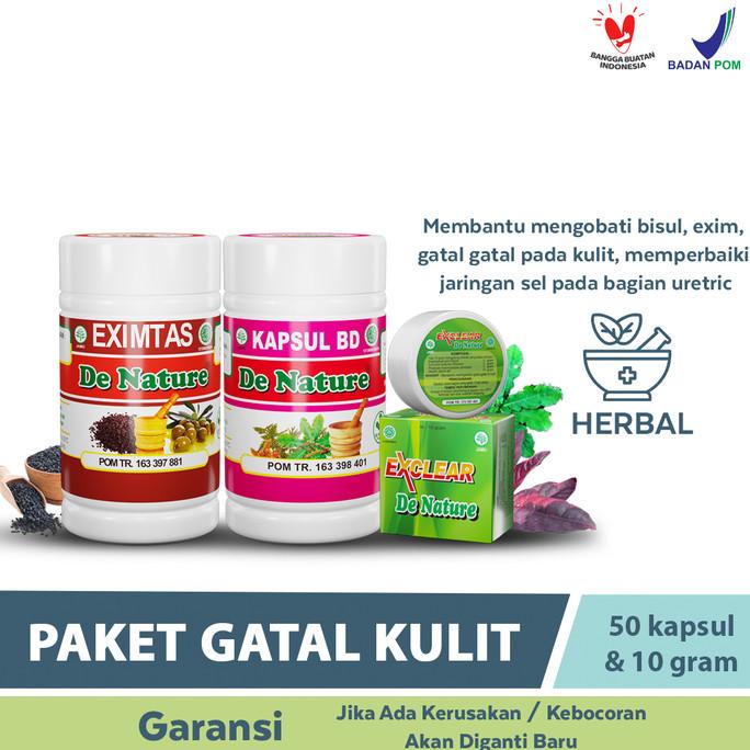 

Obat Gatal Eksim Kering dan Basah Herbal De Nature Asli
