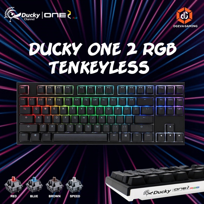 Ducky One 2 RGB TKL - Keyboard Mekanik Tenkeyless dengan RGB LED