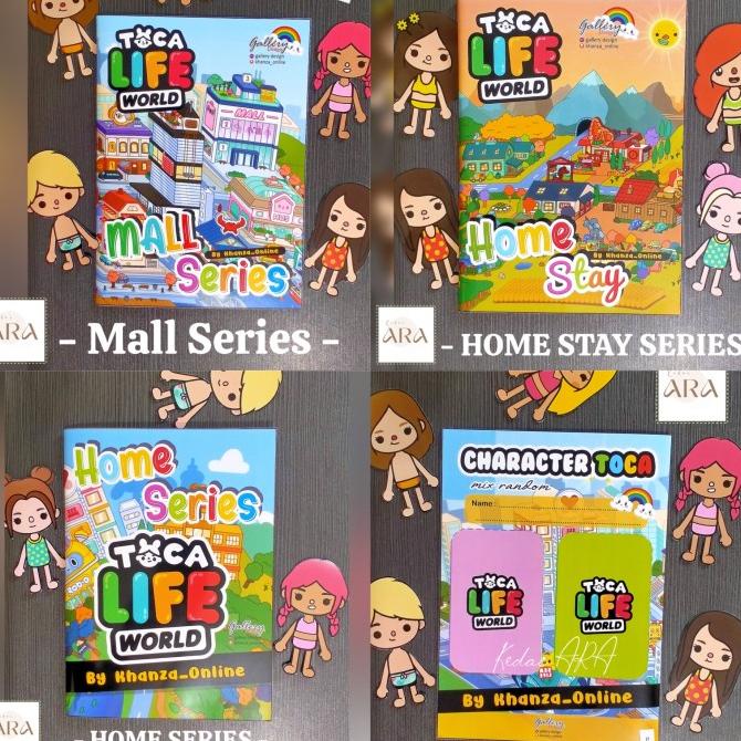 Paper Doll Busy Book Toca Boca Life World VIRAL