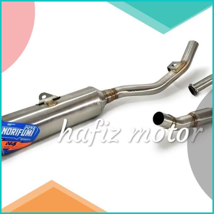 knalpot norifumi N4 WR 155 R stenlis original knalpot wr standar 16nov