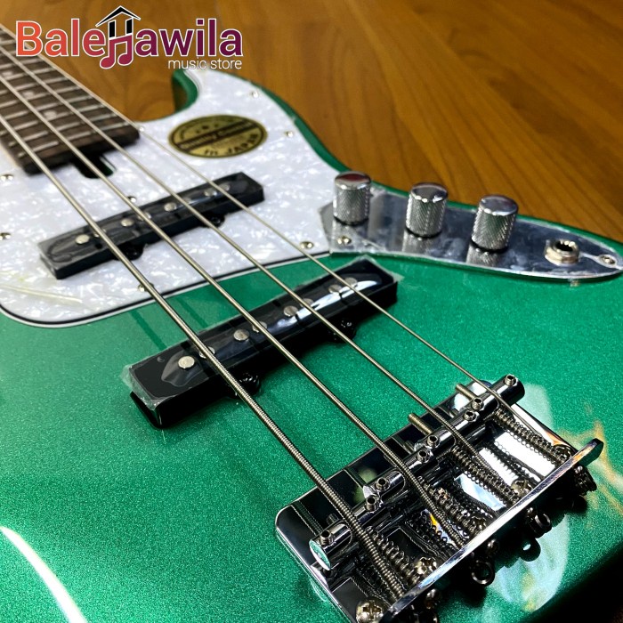 PROMO GITAR BASS ELEKTRIK BACCHUS UNIVERSE SERIES WJB MINI R GRM GREEN METAL #ORIGINAL