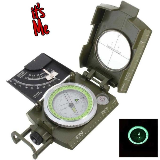 KOMPAS BIDIK COMPASS LENSATIC CLINOMETER ORIGINAL ASLI SEPERTI SUUNTO