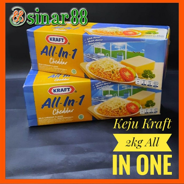 

Buruan beli] Keju Kraft Cheddar All in One 2kg