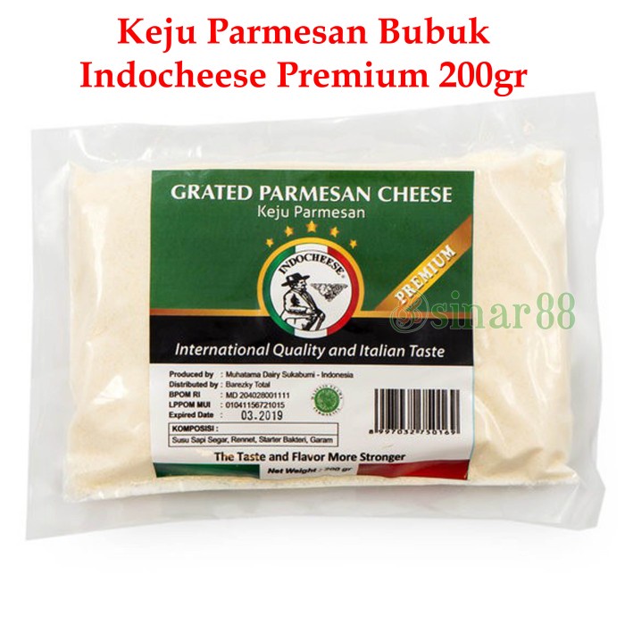 

^%^%^%^%] Keju Parmesan Bubuk Indocheese Premium 200gr