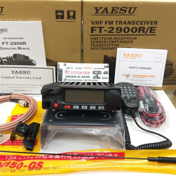 RADIO RIG YAESU FT 2900 ORIGINAL - RIG YAESU FT 2900R SET ANTENA MURAH