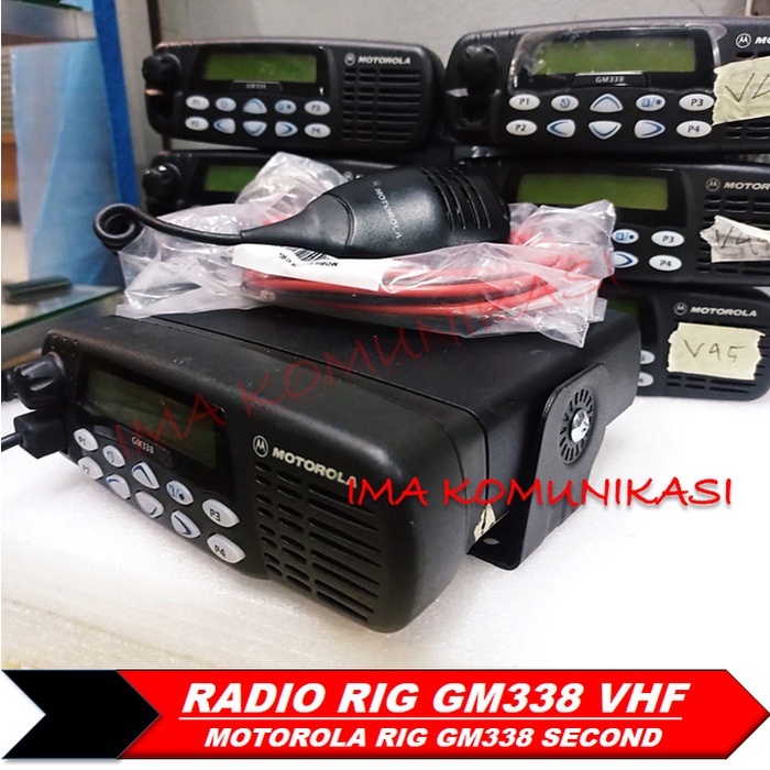 RADIO RIG MOTOROLA GM338 VHF BEKAS