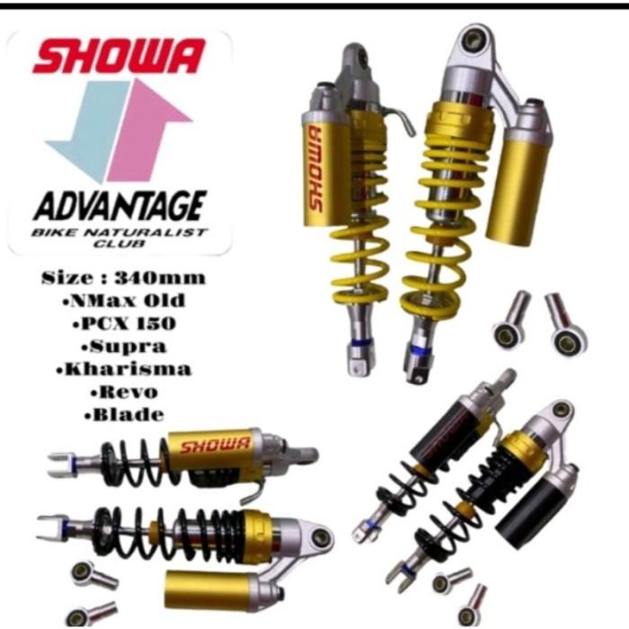 SHOCKBREAKER SHOWA SHOCK BELAKANG MOTOR MATIC BEBEK UK 340 MM PCX NMAX