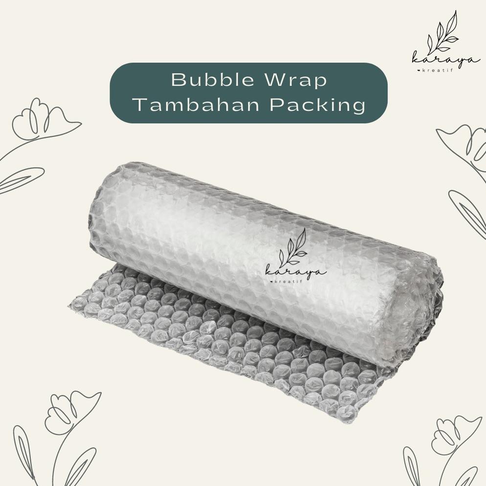

Ready!!!(COD) BUBBLE WRAP HANYA untuk TAMBAHAN PACKING PRODUK tidak dijual terpisah !!