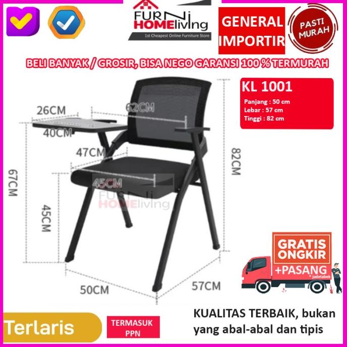 Kursi Meja Kuliah Lipat Kursi Sekolah Lipat Student Chair 1001