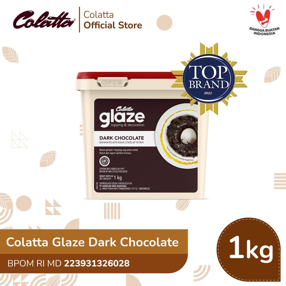 

Ready Colatta Glaze Dark - Bahan Pelapis Rasa Coklat 1Kg