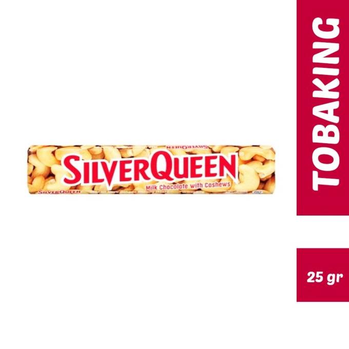 

Silver Queen Milk Chocolate Cashew 28 gr Silverqueen coklat