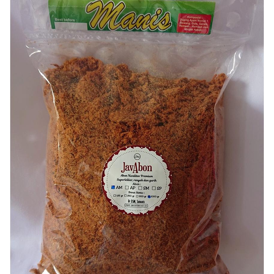 

Javabon Abon Ayam Manis/ (Chien Floss) 1000