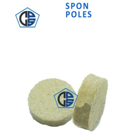 Spon Poles 25 mm Tebal 8 mm Busa Poles Gerinda Polishing Wheel Amplas