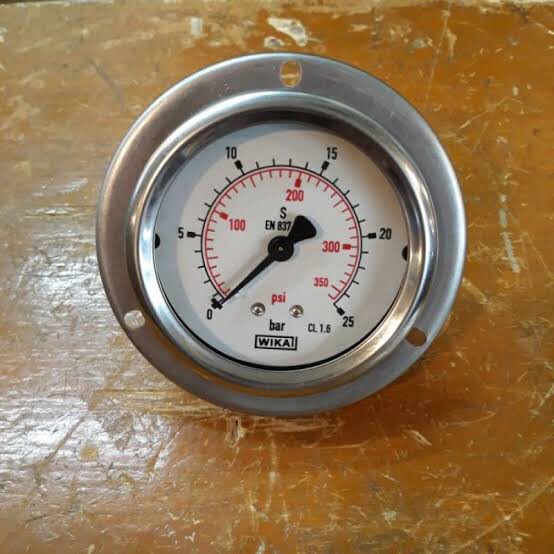 Pressure gauge wika d 2,5" payung 25 bar