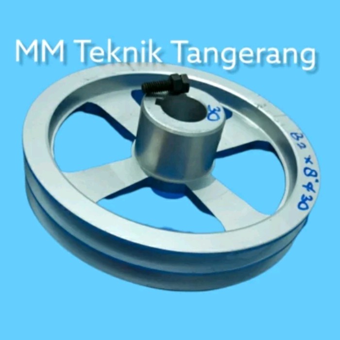 pully alumunium B2 8inch as 28mm