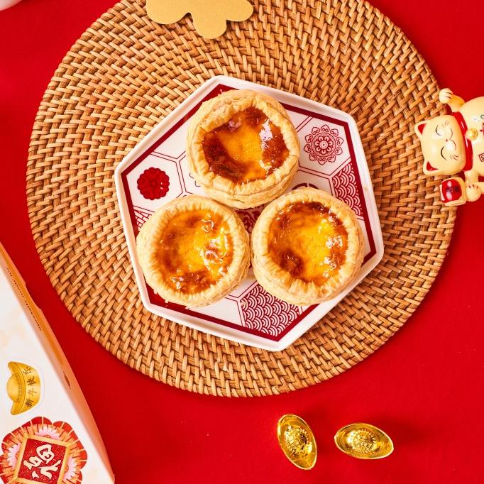 

New Holyegg Cny Imlek Sincia Hampers Portuguese Egg Tarts Box Isi 4 Pcs Original
