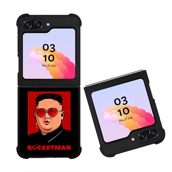 Case Casing Samsung Galaxy Z Flip Fold 3 4 5 5g Rocketman BG1050