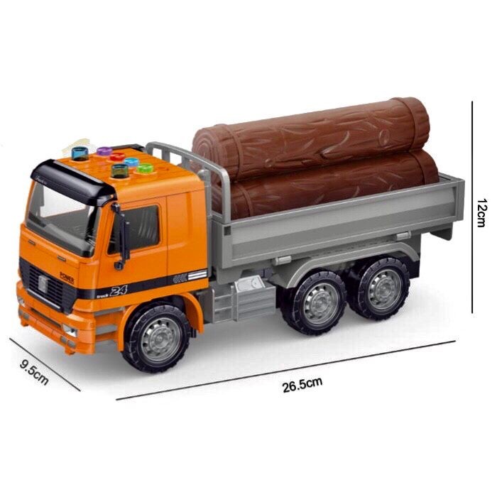 Mainan mobil Truck LOG kayu truk kayu city truk [GPT]