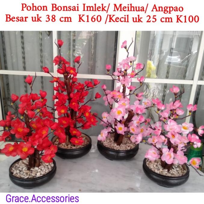 

Pohon Bunga Imlek Angpao Meihua Sakura 25 Cm Paket Hiasan Imlek Mini Stok Terbatas