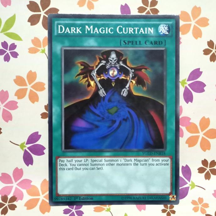 yugioh tcg Dark Magic Curtain YGLD-ENB18 Common 1st Edition