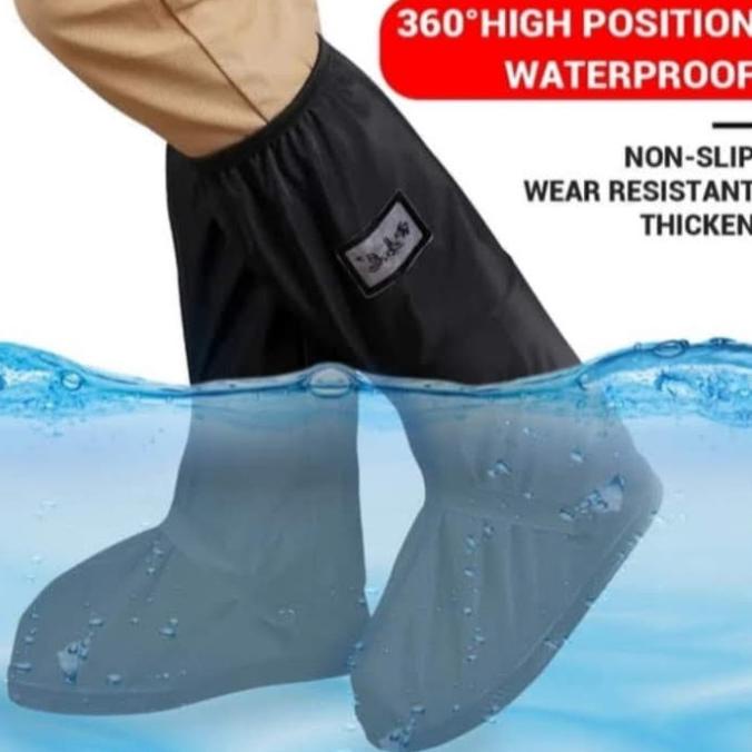 Jas hujan sepatu rain cover panjang sepatu Size 36-43 shoes PVC