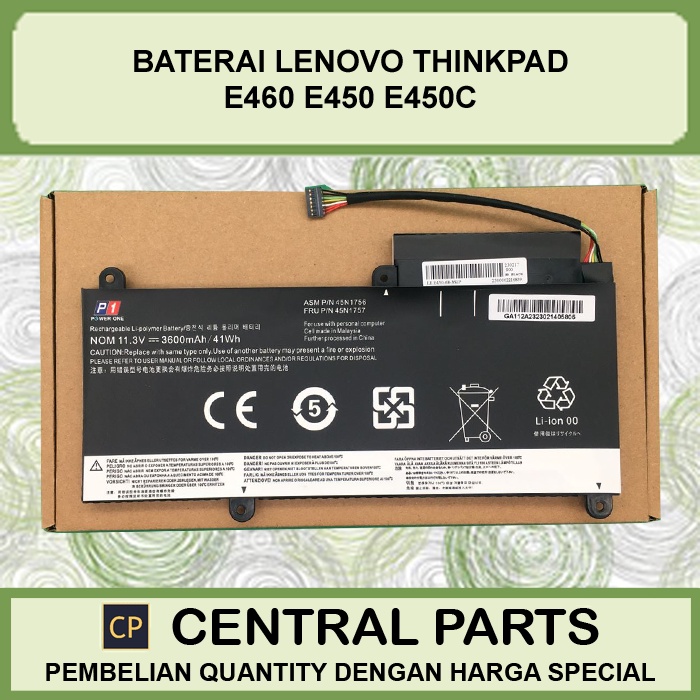 Baterai Lenovo ThinkPad E460C E460 E465