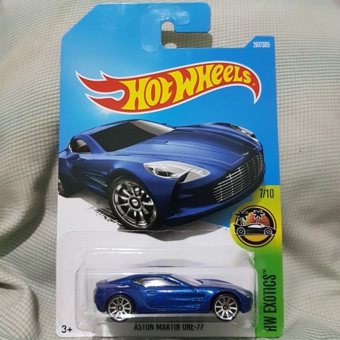 Hot Wheels Aston Martin One-77 Blue