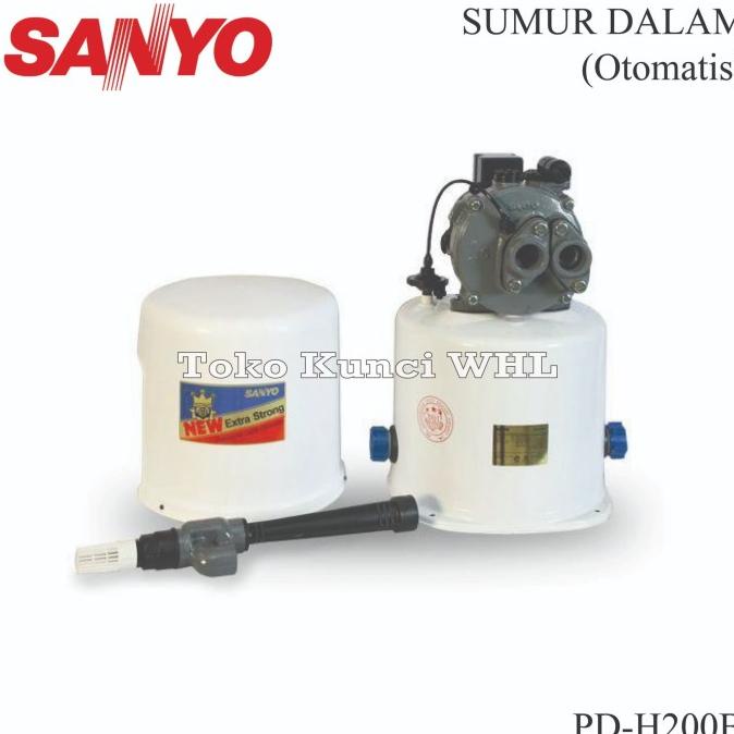 Ready...Ready...Ready...] Pompa Air SANYO PDH 200 B Sumur Dalam Otomatis 200 Watt