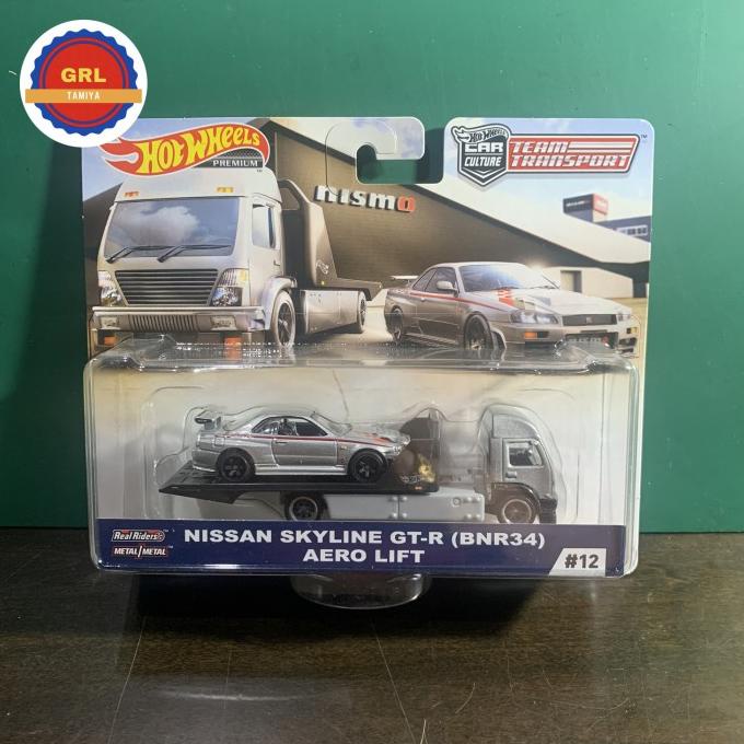 hot wheels team transport nissan skyline gtr aero lift