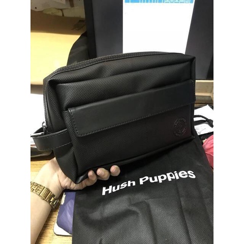Terlaris Handbag Hush Puppies Original Black Tas Tangan Pria Clutch