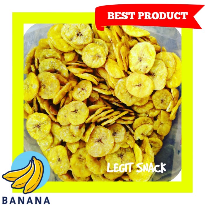 

Mazin - Keripik Pisang Bulat Manis / Kripik Pisang Bulet Koin / Banana Chips