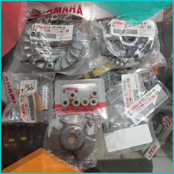 PULI DEPAN MIO J / MIO GT / MIO 115 CC / 1 SET KOMPLIT ORIGINAL 100% 1