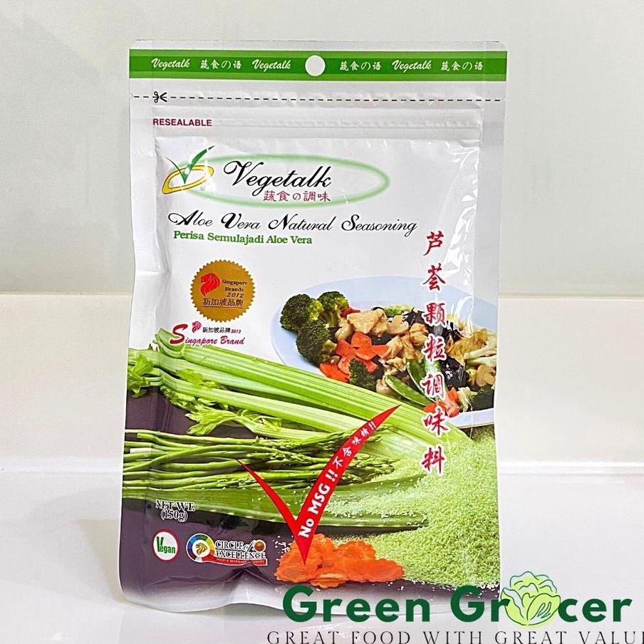 

Vegetalk Aloe Vera Natural Seasoning 150 Gr / Kaldu Sayur Vegetarian