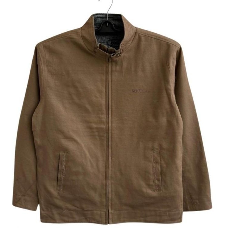 READY STOCK JAKET BOSS IMPORT CLASSIC BOLAK BALIK JUMBO PRIA MURAH ORIGINAL 