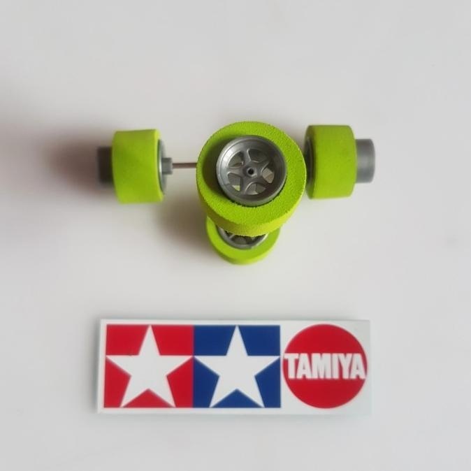 tamiya velg f-1 mix tire green