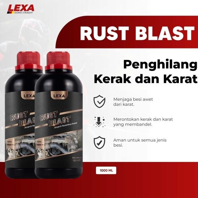 RUST BLAST Pembersih kerak mesin motor mobil RUST REMOVER
