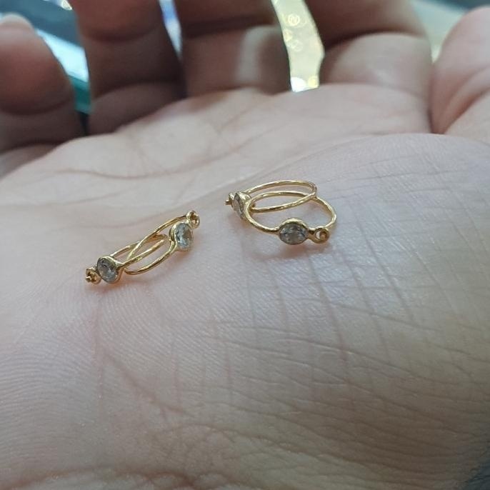 TERBARU ANTING BAYI ANAK KENIP MATA SATU EMAS TUA KADAR 700 