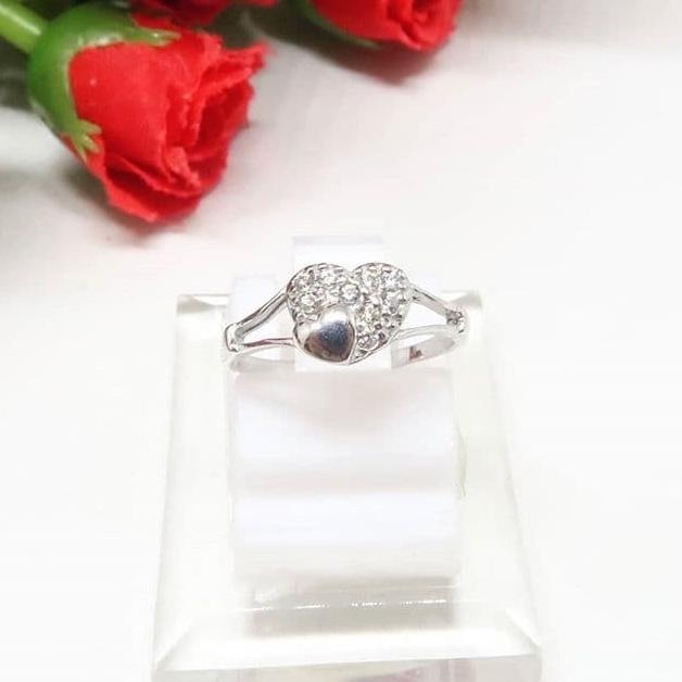 TERBARU BCCA031 CINCIN ANAK BAYI BALITA LOVE PERAK SILVER 925 LAPIS EMAS 