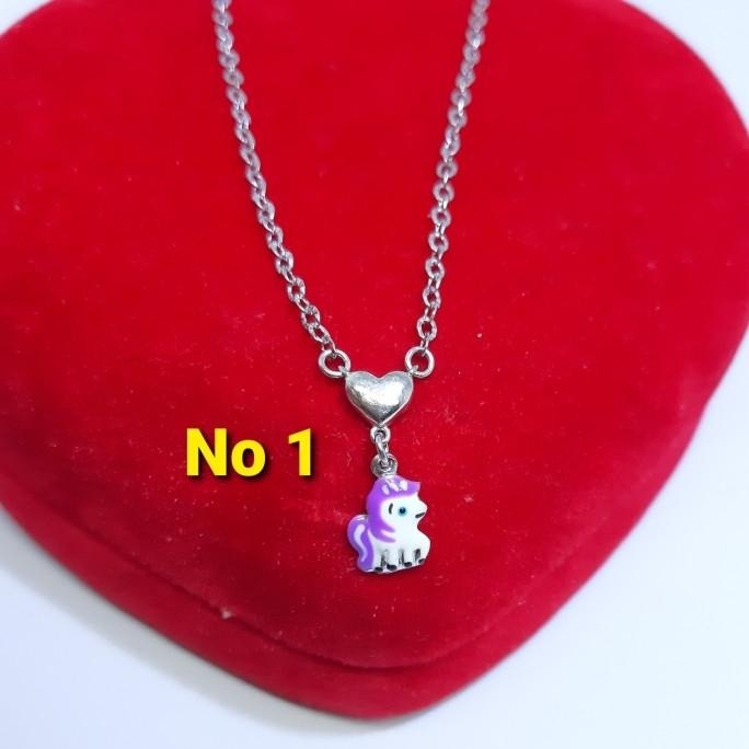 BIG SALE KALUNG ANAK KARAKTER PERAK SILVER 925 KALUNG ASLI PERAK 