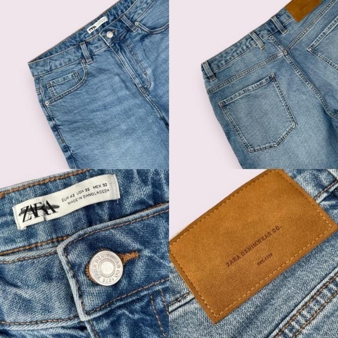 BIG SALE ZARA DENIM BERMUDA SHORT / CELANA PENDEK PRIA / CELANA PRIA ZARA !!!!!