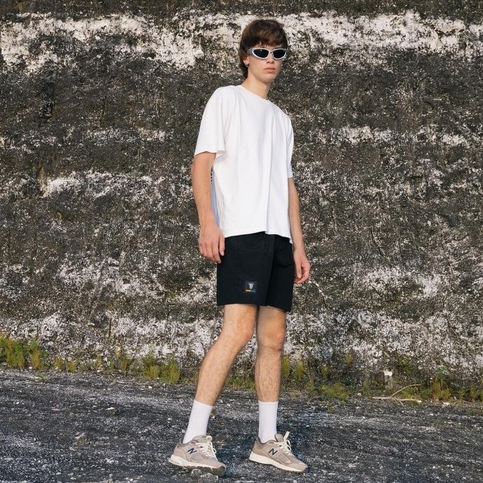 TERBARU MORAL FLAT OFFICIAL BOARDSHORT - CELANA PRIA - MODS - BLACK 