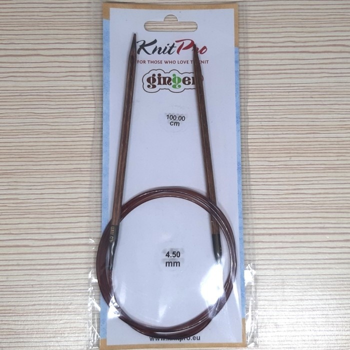 

Knitpro Ginger Fixed Circular Knitting Needles 100 cm - 4.50 mm