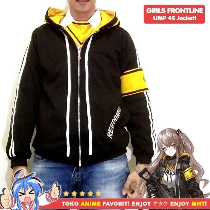 BIG SALE JAKET HOODIE GIRLS FRONTLINE UMP45 - KOSTUM ANIME COSPLAY 