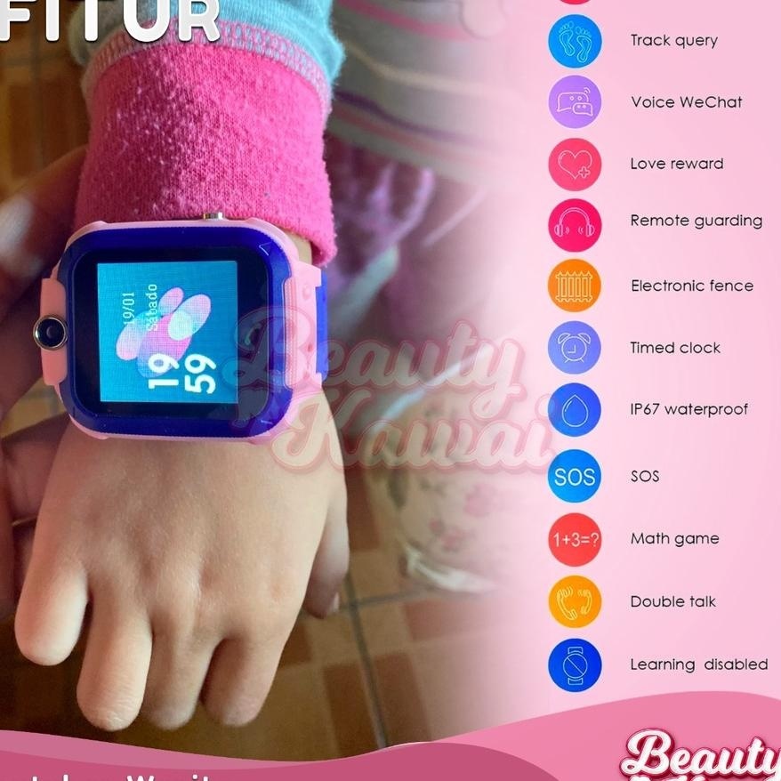 Smartwatch Anak Ip67 Jam Digital Waterproof Emergency Call Multifungsi