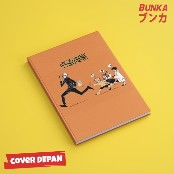 

Notebook Anime Jujutsu Kaisen Trio And Satoru Hardcover A5 Agenda