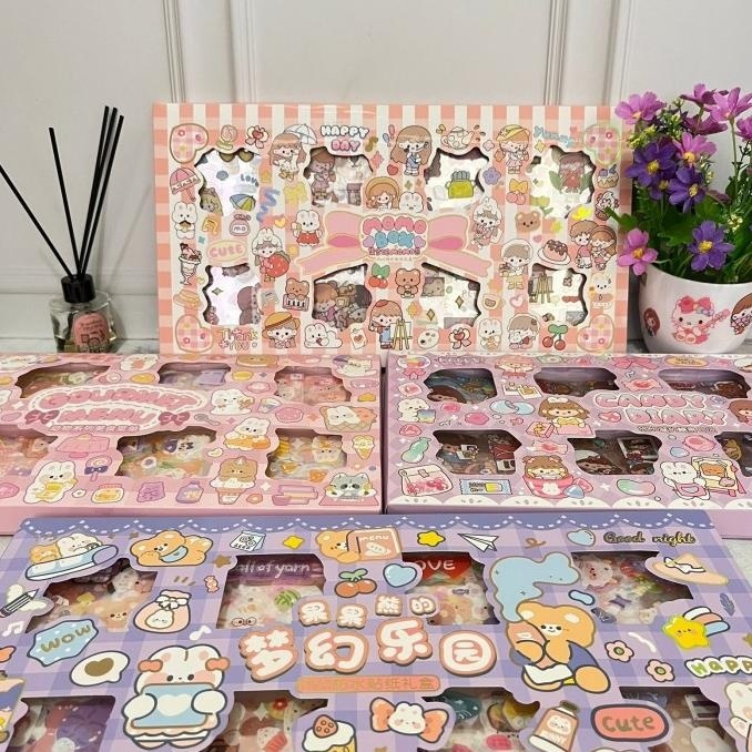 

Box Sticker Senmu Isi 200 Lembar Motif Super Cute Lucu Limited Edition