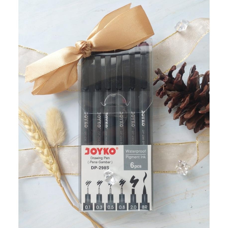 

Drawing Set Bul Gambar Joyko Dp-298S 6 Pcs 0.1 0.3 0.5 0.8 2.0 Br
