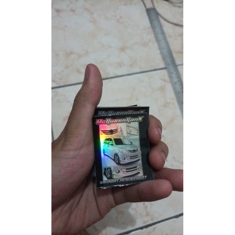 

Stiker McQueen HOLOGRAM